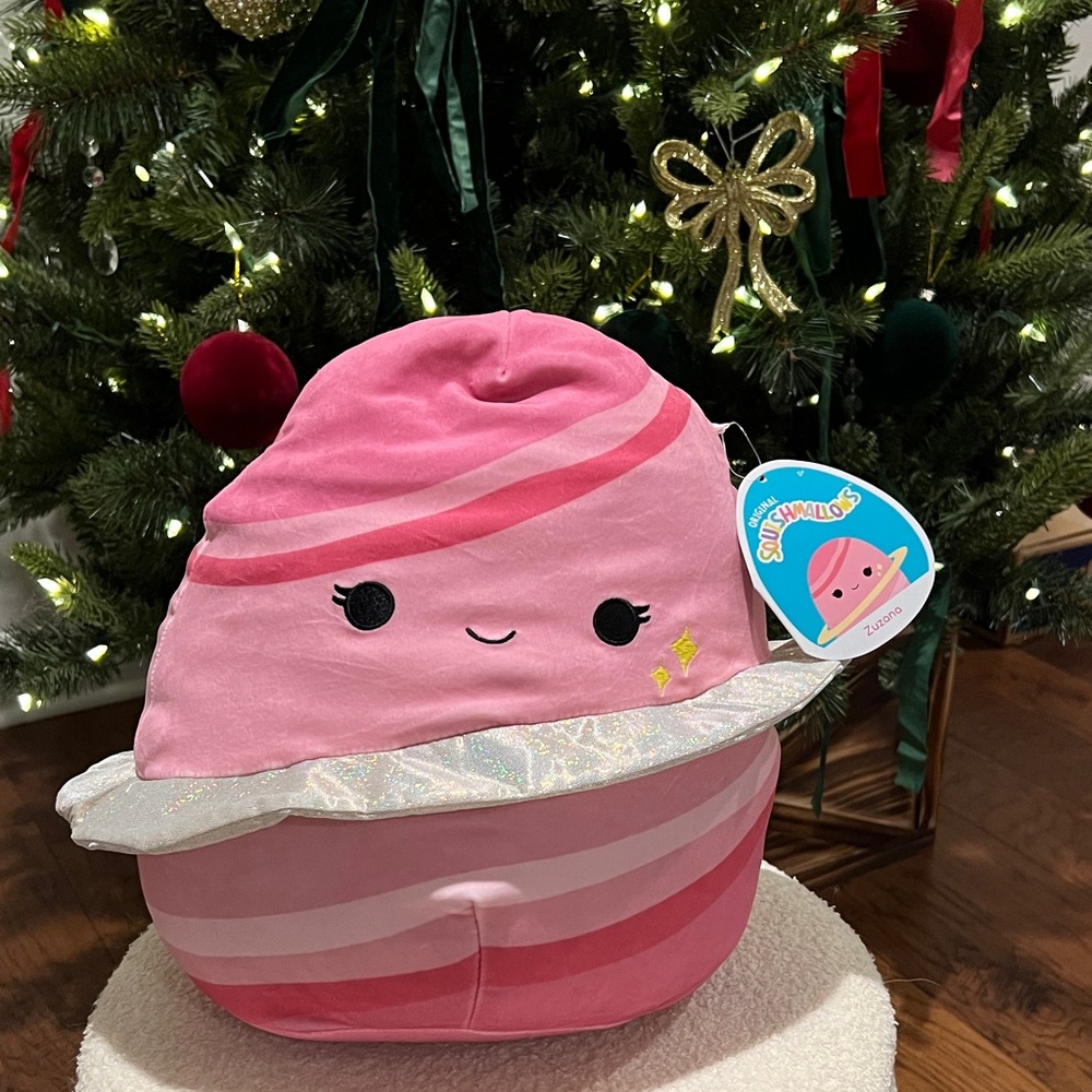 Squishmallows Pink Swirl Cupcake Plush
